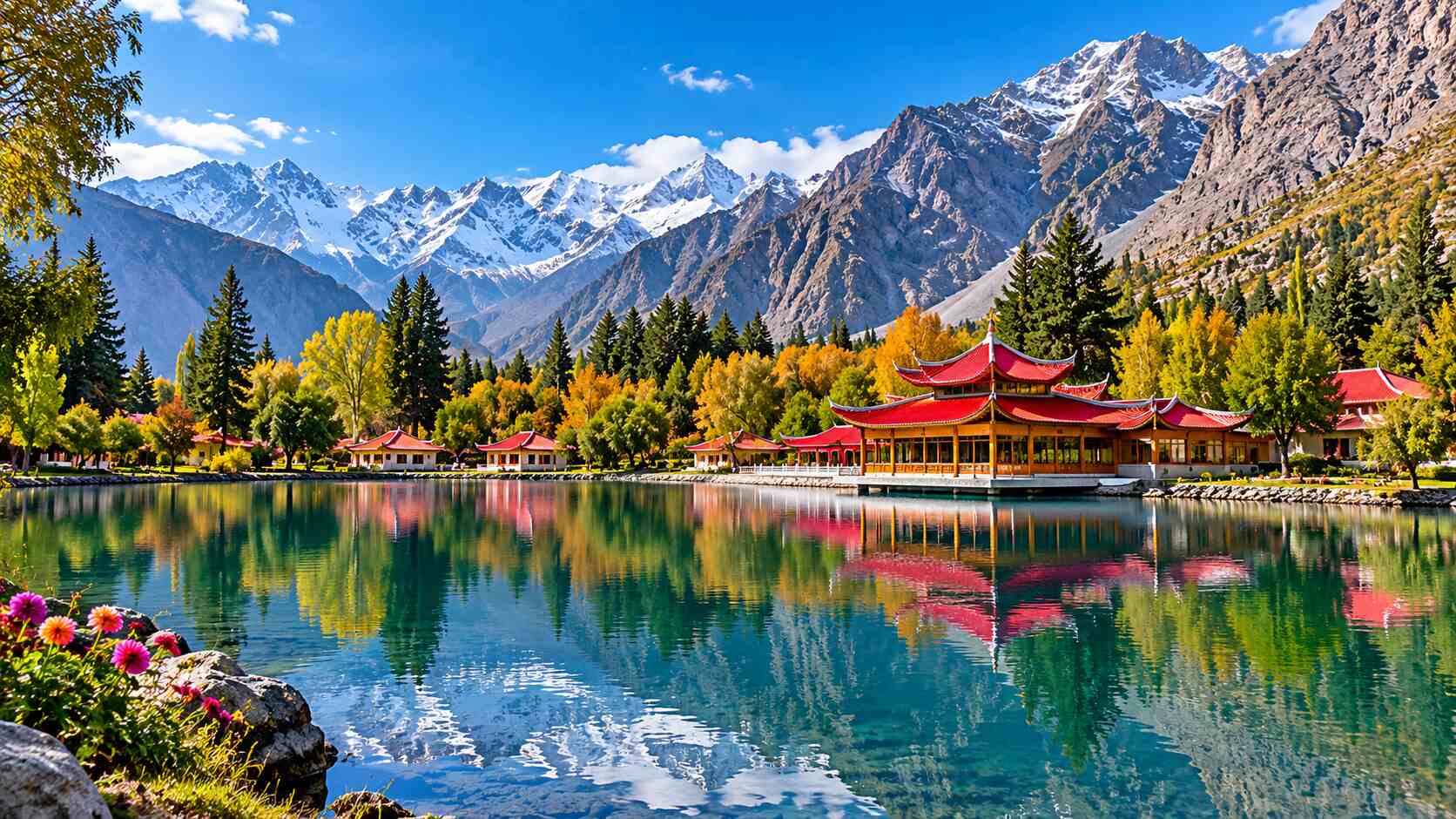 Shangrila Resort / Lower Kachura Lake