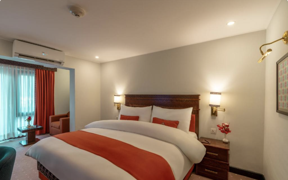 Bedroom at Gilgit Serena Hotel