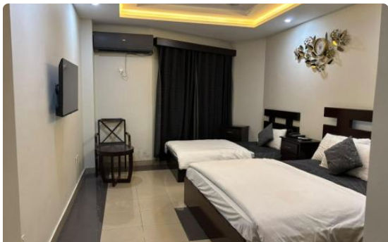 Sapphire Stays Hotel & Restaurant Peshawar room
