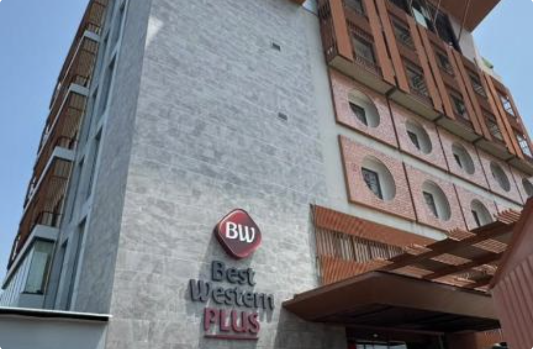 Branded facade of Best Western Plus Grand Multan